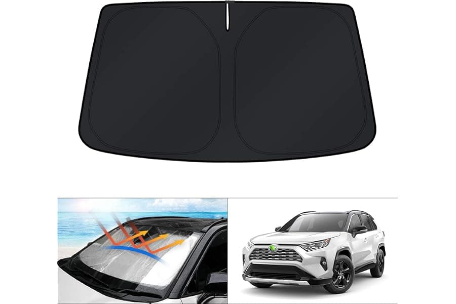 Windshield Sun Shade for Toyota RAV4 2019-2026