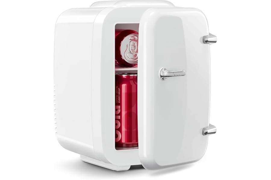 Compact Thermoelectric Mini Fridge for Bedroom & Office
