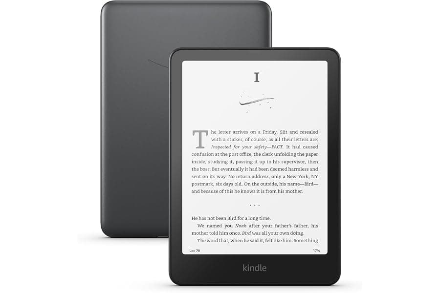 Premium E-Reader with Adaptive Lighting and Wireless Charging