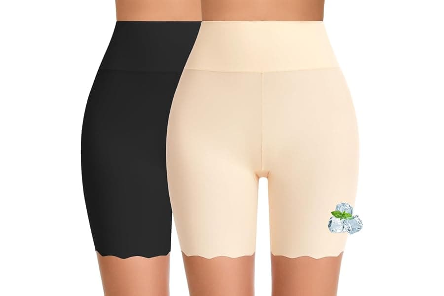 Best Anti-Chafing Cooling Shorts for Women Under Dresses