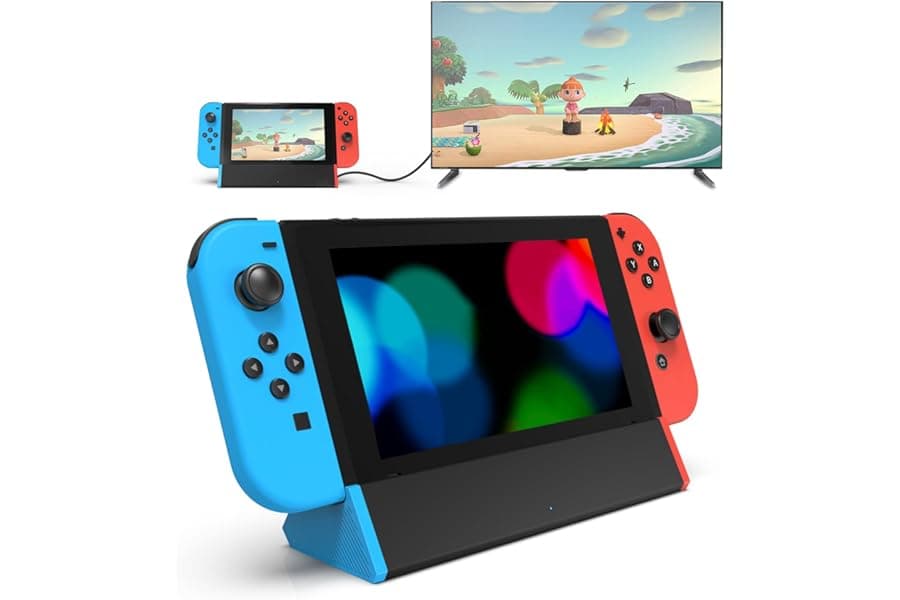 Portable Nintendo Switch Dock with 4K HDMI