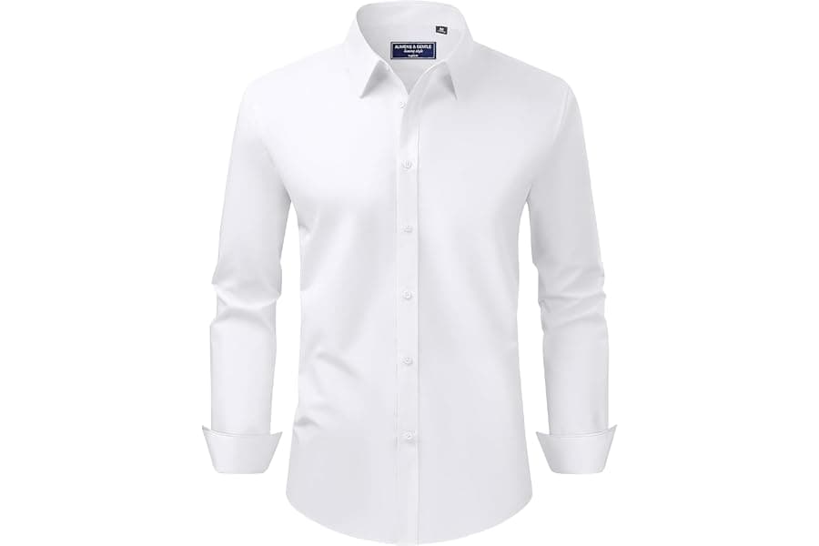 Best Men's Stretch Dress Shirt Stain Shield
