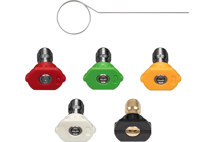 5-Piece Quick Connect Pressure Washer Nozzle Kit