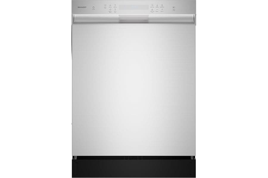 24-inch Stainless Steel Dishwasher with Pocket Handle