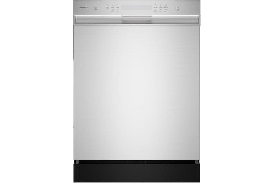 24-inch Stainless Steel Dishwasher with Pocket Handle