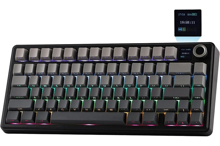 75% Wireless Mechanical Keyboard with Smart Display
