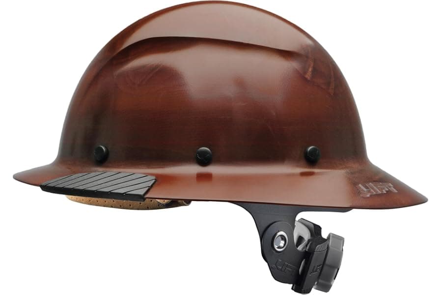 Full Brim Safety Helmet with 6-Point Suspension