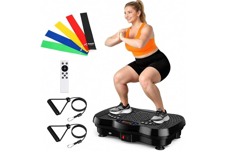 Full Body Vibration Plate for Weight Loss & Lymphatic Drainage