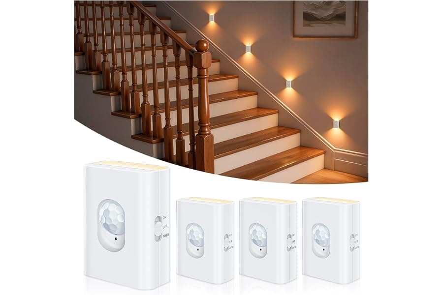 Motion Sensor Stair Lights for Safe Hallways & Stairs