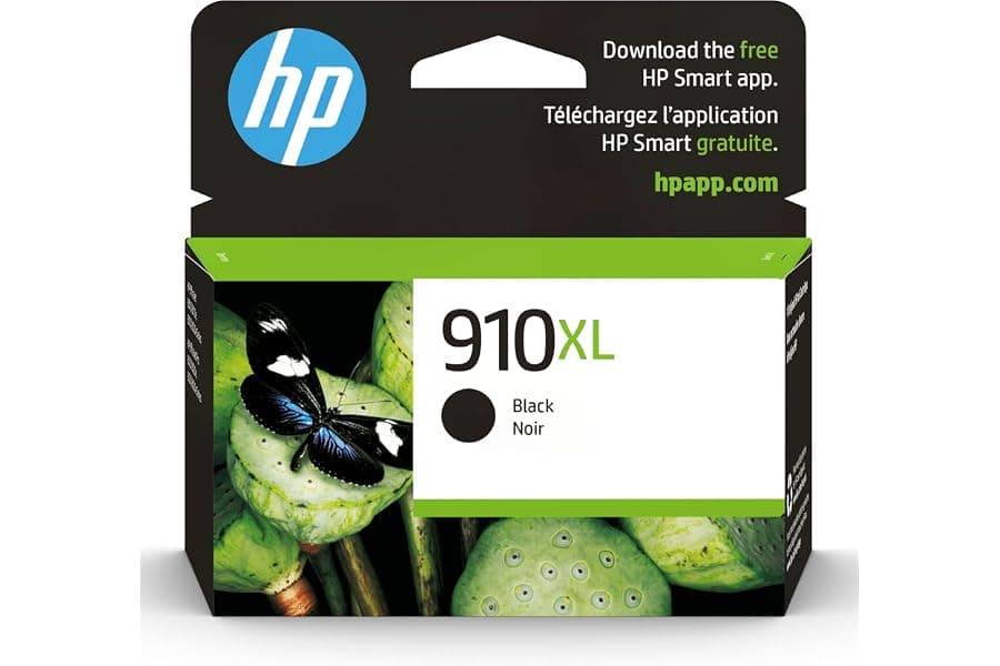 High-Yield Black Ink Cartridge for Office Printers