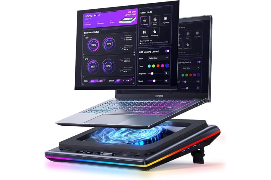 Ultimate Gaming Laptop Cooling Pad with RGB Control