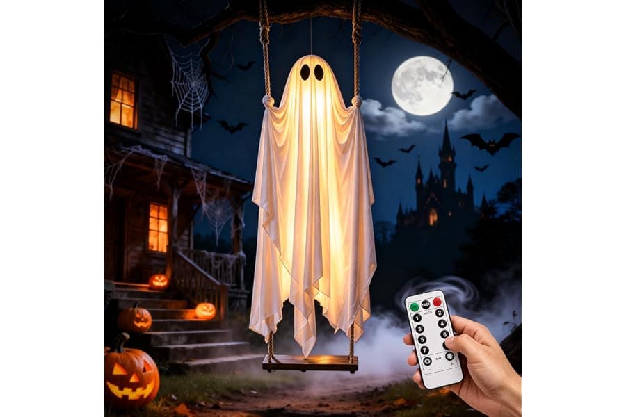 Best Outdoor Halloween Ghost Swing Decorations