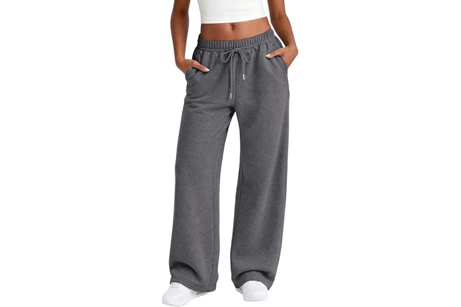 Best High-Waisted Wide Leg Sweatpants for Women