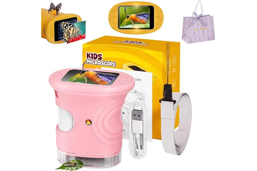 Portable 4K Digital Microscope with IPS Screen