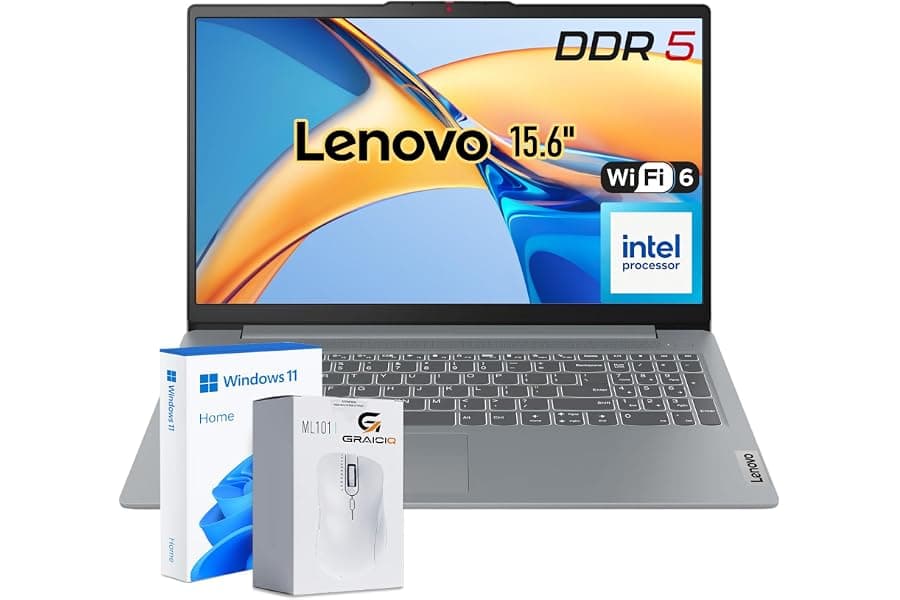 15.6" Budget Laptop: Intel N150, 8GB RAM, FHD Display