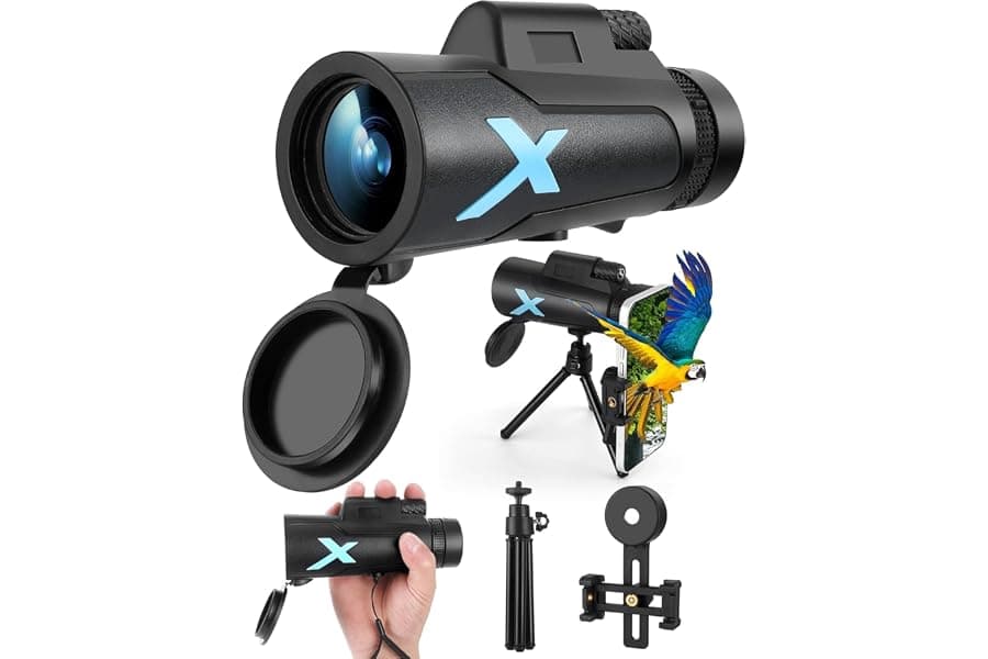 High-Power Monocular for Outdoor Adventures and Birdwatching