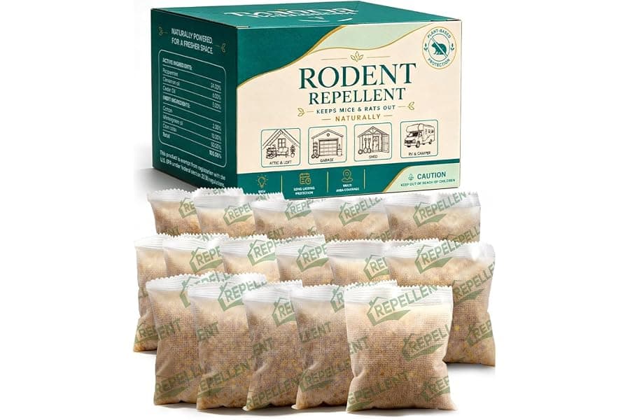 Best Peppermint Rodent Repellent Pouches for Mice & Rats