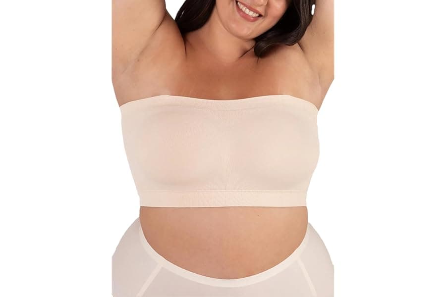 Non-Slip Wireless Strapless Bra for All Sizes