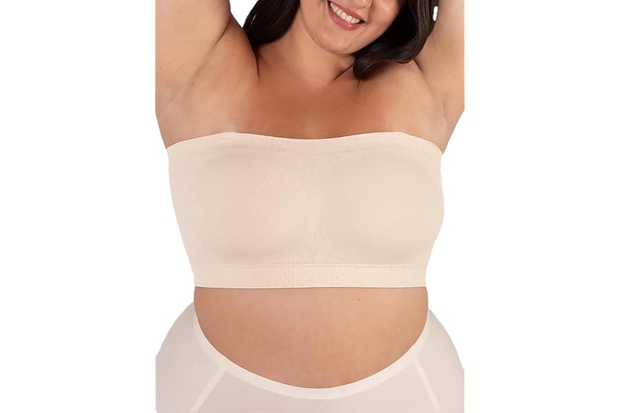 Non-Slip Wireless Strapless Bra for All Sizes