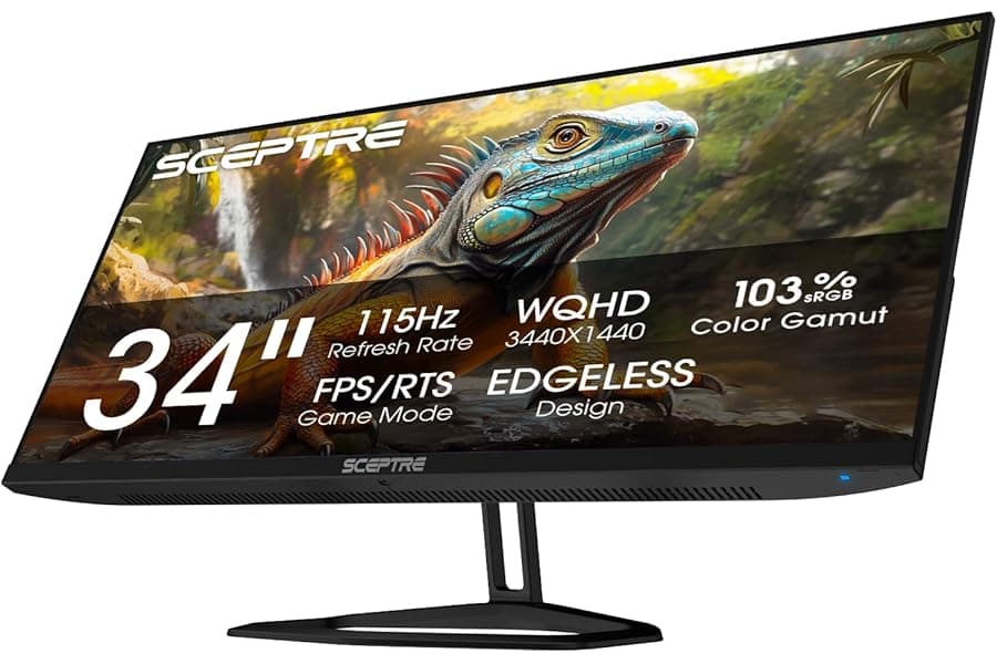 34-inch Ultrawide Gaming Monitor with 115Hz Refresh