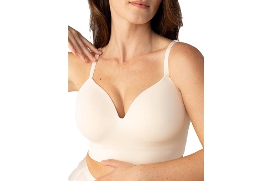 Full Coverage Wirefree Bra with Lift for Women