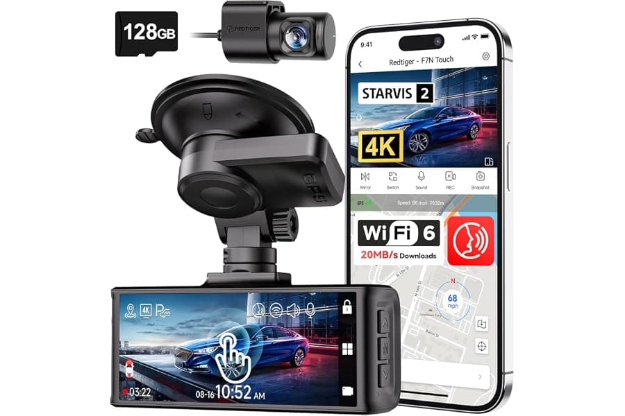 Best 4K Dash Cam with Touchscreen and Parking Mode