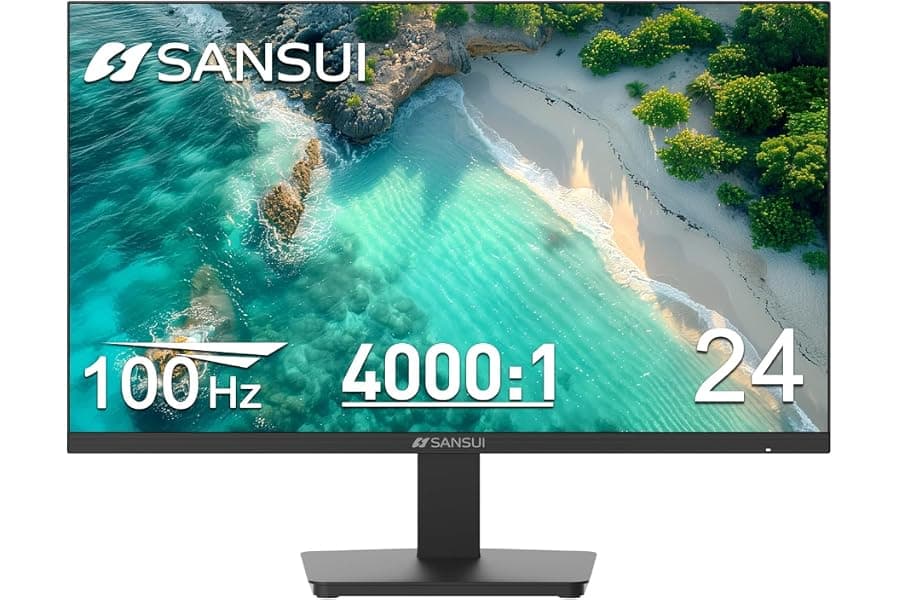 Best 24-Inch 1080P 100Hz Monitor for Work