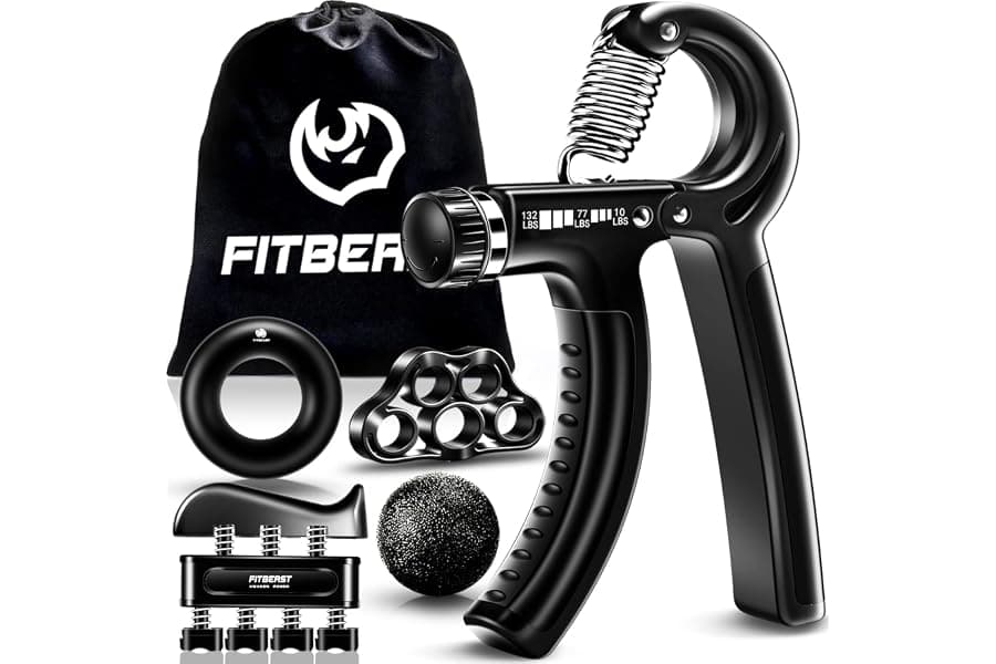 Best Fitbeast Grip Strengthener Forearm Strengthener Hand Grips Strengthener Kit - Adjustable Resistance - Top Picks for 2026