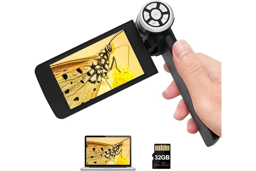 Portable Handheld Digital Microscope with Screen