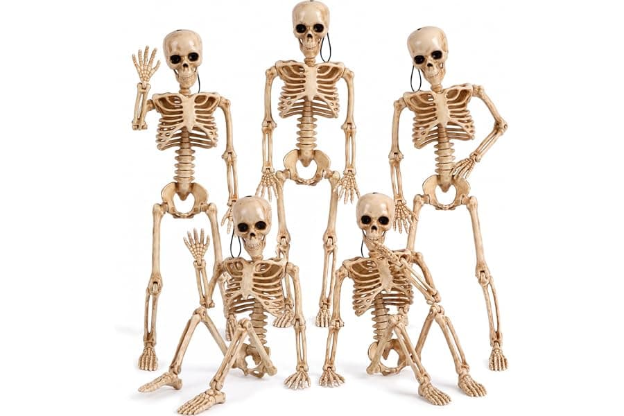 Skeleton Decorations for Spooky Outdoor Halloween Displays