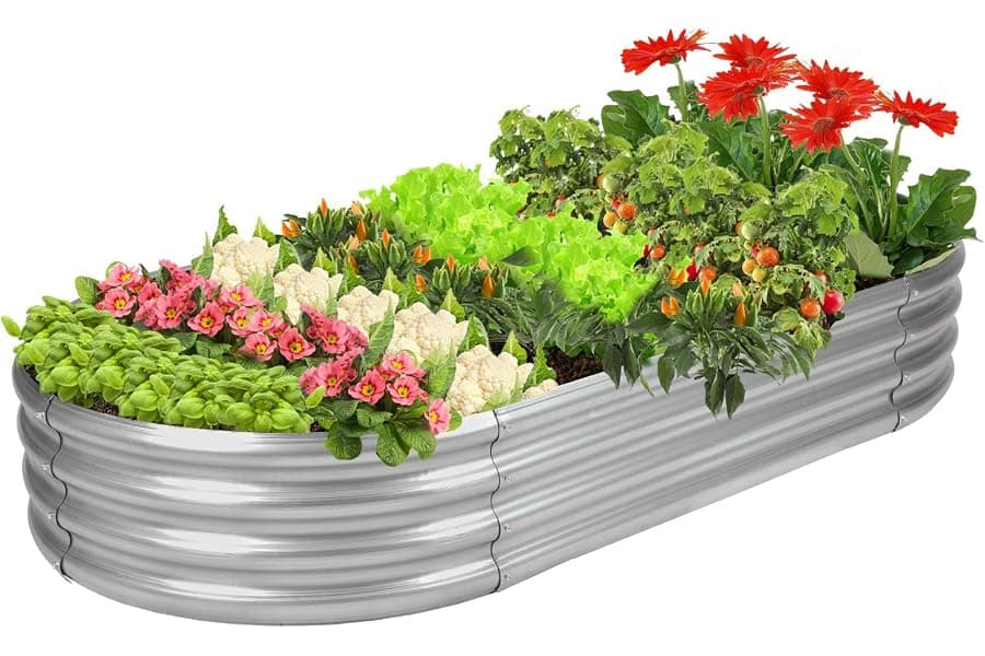 Best Rakukiri Raised Garden Bed Galvanized Planter Box Outdoor - Top Picks for 2026