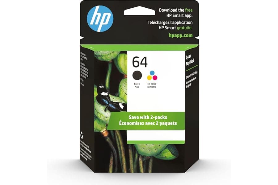 Black & Color Ink Cartridge Combo for Home Printers