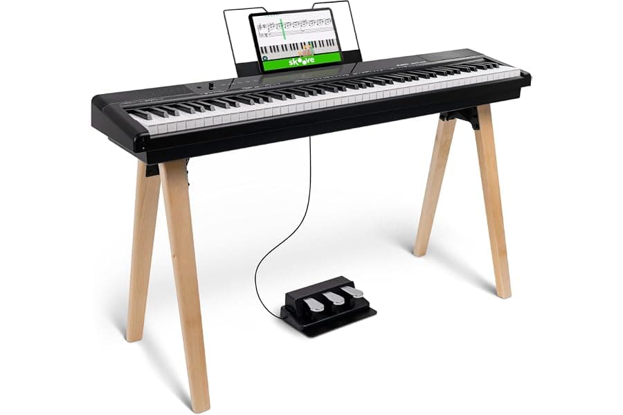 88-Key Weighted Piano for Home Learning and Practice