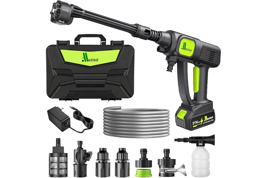 Cordless Portable Car Washer with Multi-Purpose Nozzle