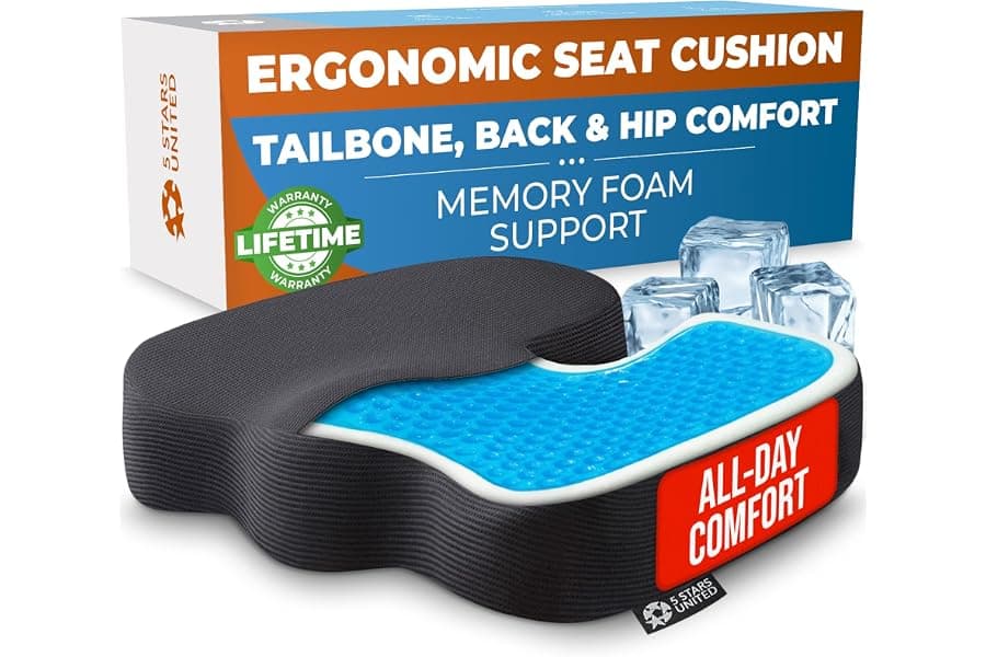 Best Memory Foam Seat Cushion for Office Chairs