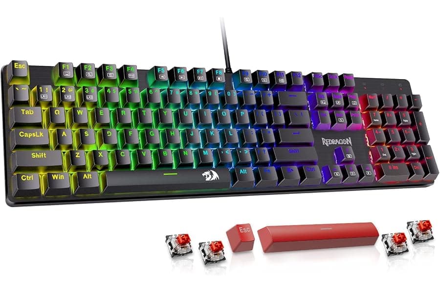 Hot-Swappable Mechanical Gaming Keyboard with RGB Backlight