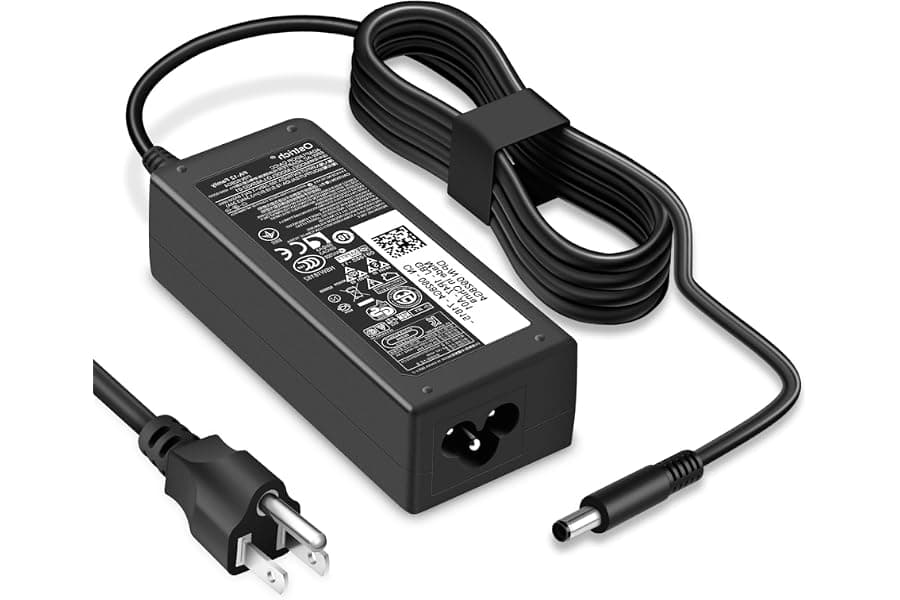 Dell Compatible 65W 45W Laptop Charger Round Tip