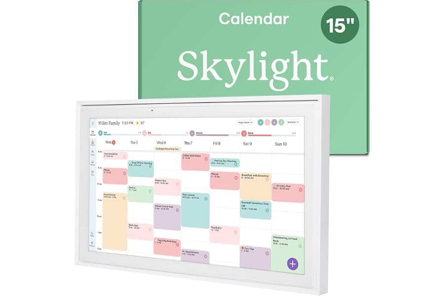 Smart Digital Wall Calendar for Family Organization