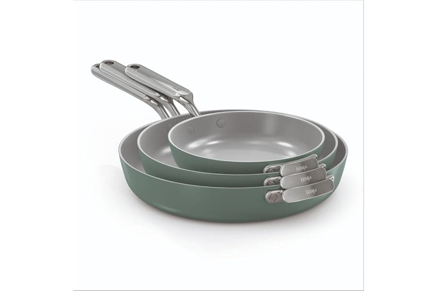 Best 3-Piece Ceramic Nonstick Fry Pan Set for Everyday Cooking