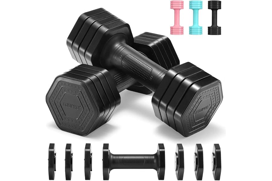 Adjustable Dumbbells for Women Home Workouts