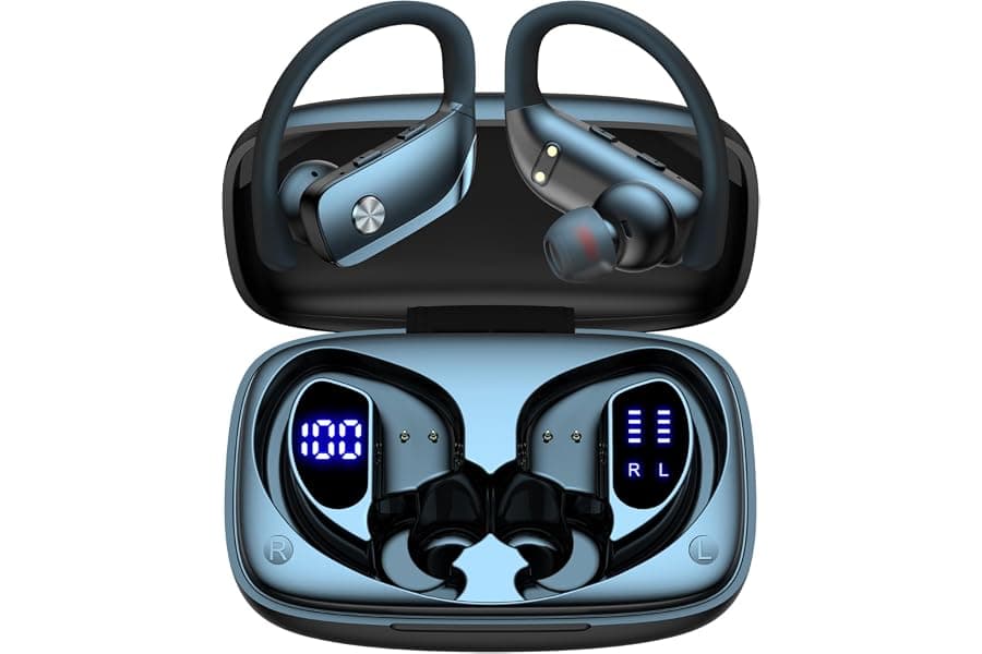 80-Hour Wireless Earbuds with Sports Design