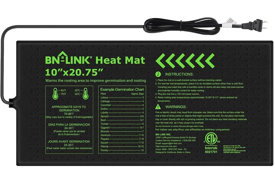 Best Seedling Heat Mat for Seed Starting & Germination