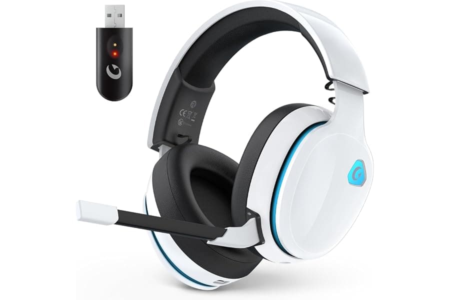 Best Wireless Gaming Headset with 7.1 Surround Sound & 45Hr Battery