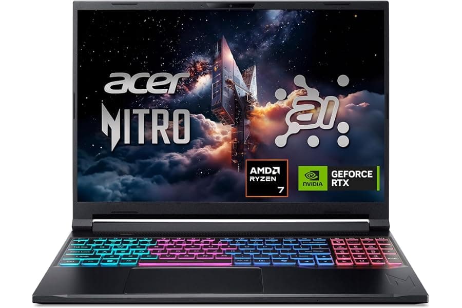 AI Gaming Laptop with RTX 5060 and 180Hz Display