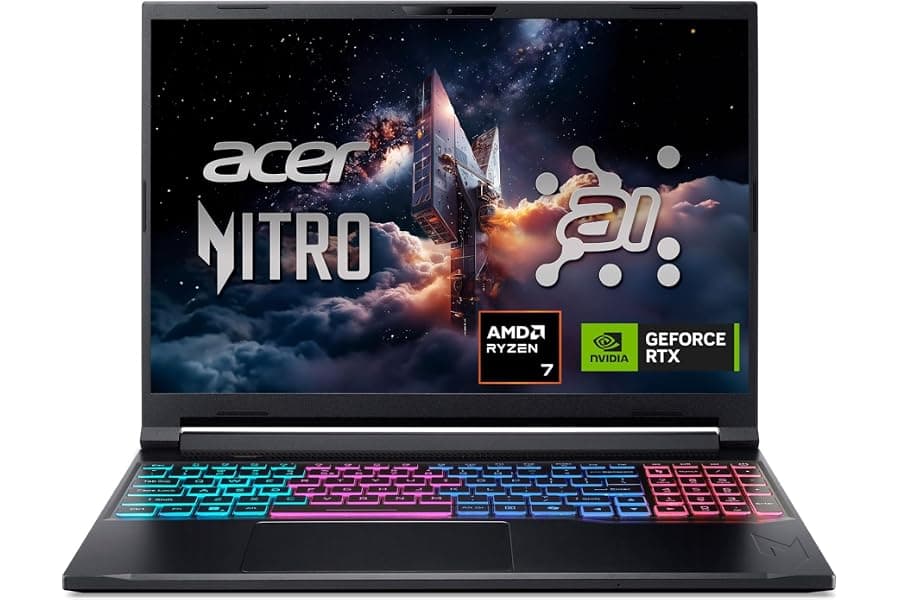 AI Gaming Laptop with RTX 5060 and 180Hz Display