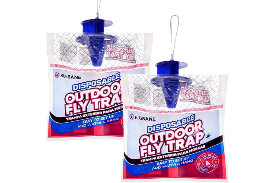 Best Non-Toxic Outdoor Fly Trap Bags for Patios & Yards