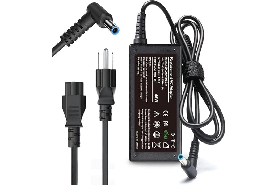 Fast 45W Laptop Charger with Universal Compatibility