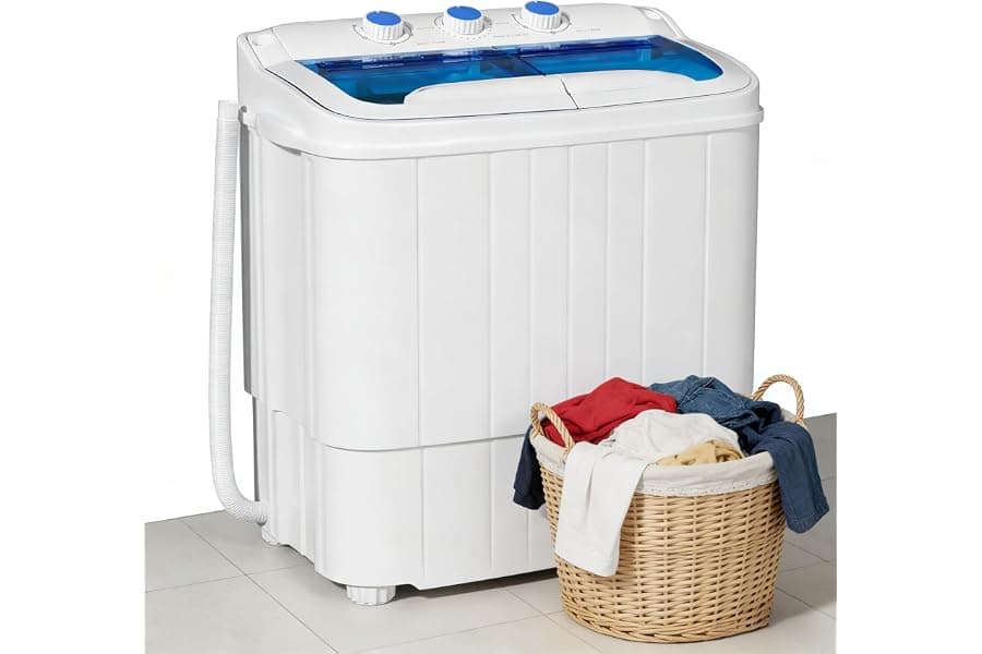 Compact Portable Washing Machine for Apartments