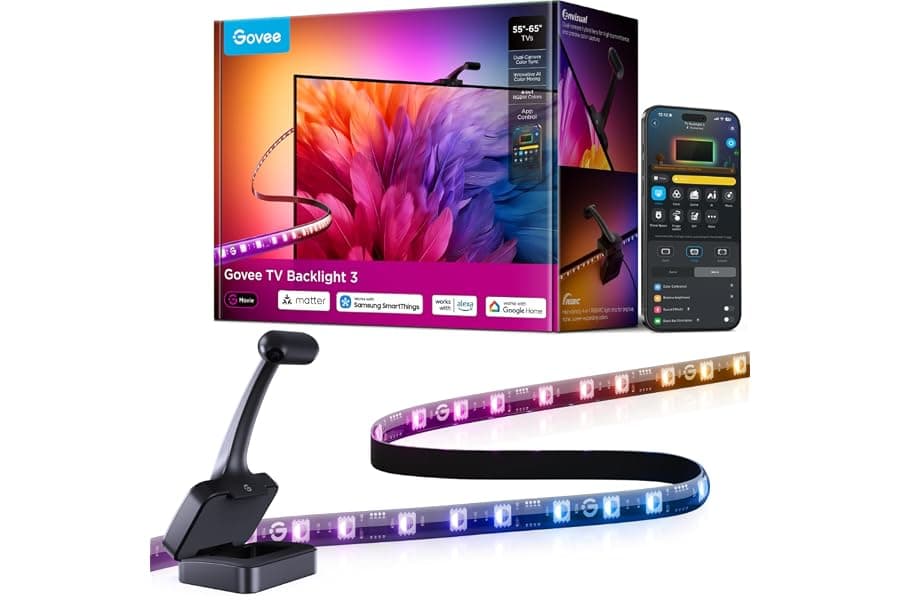 Smart TV Lights with AI Color Matching