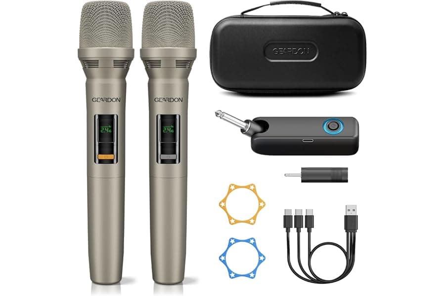 Best Dual Wireless Microphone Sets for Karaoke and Events
